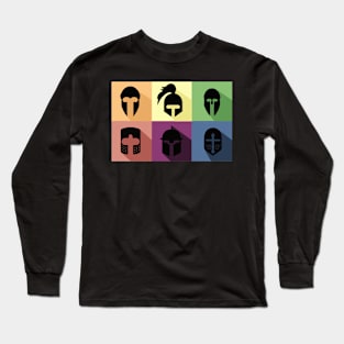 Knight Helmet Long Sleeve T-Shirt